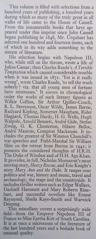 The Cassell Miscellany: Selections from a Hundred Years of Publishing