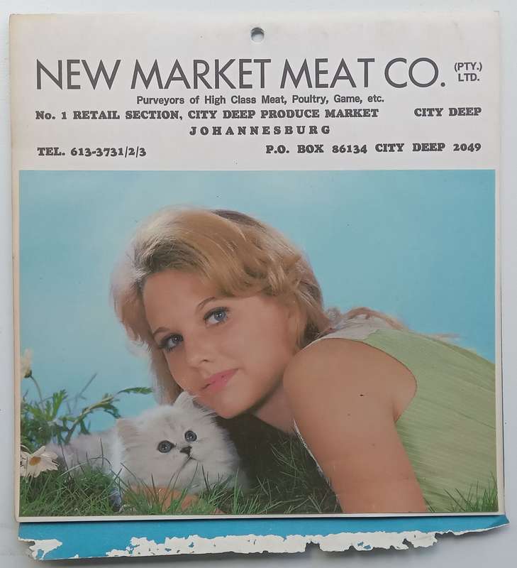 New Market Meat Co. 1981 Calender (With Recipes and First Aid Hints and Useful Tips)<br data-mce-...