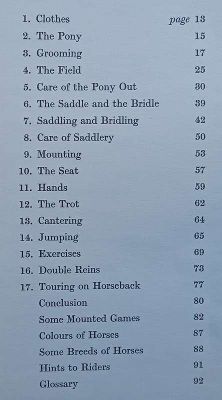 An Outline for the Young Rider | Thistle Galbraith