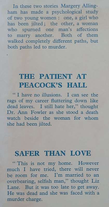 No Lost Love: Two Stories of Suspense | Margery Allingham