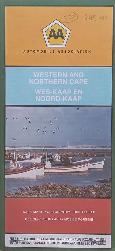 Western and Northern Cape AA Road Map
