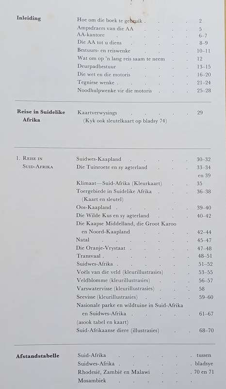 Padatlas en Toergids van Suidelike Afrika, Derde Uitgawe (Afrikaans)