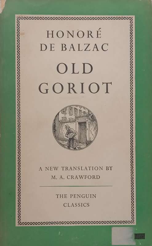 Old Goriot | Honore de Balzac