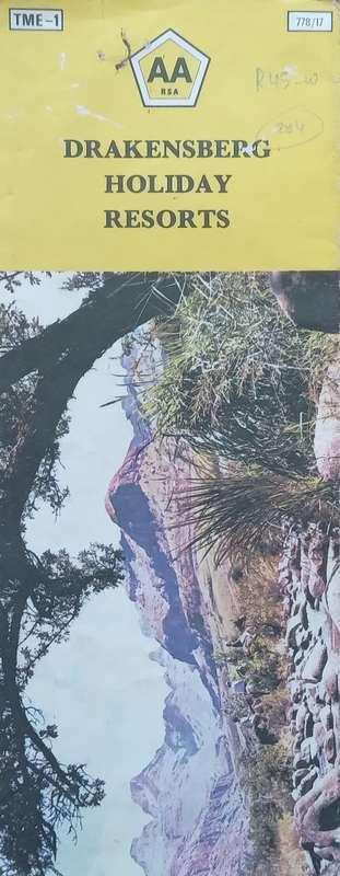 Drakensberg Holiday Resorts Travel Map