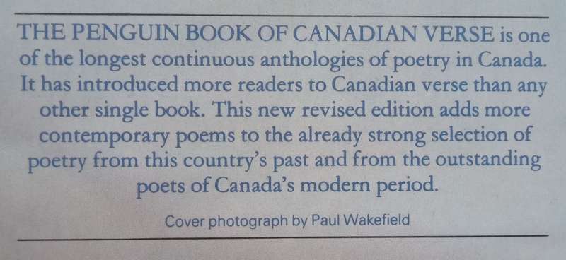 The Penguin Book of Canadian Verse (Copy of SA Author Stephan Gray) | Ralph Gustafson (Ed.)