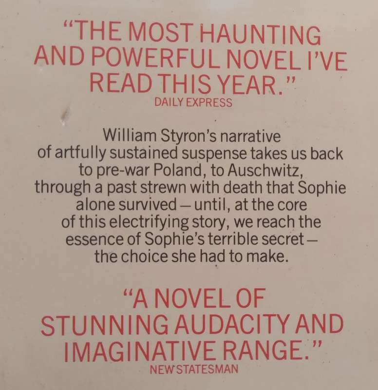 Sophies Choice | William Styron