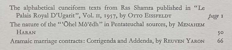 Journal of Semitic Studies (Vol. 5, No. 1, January 1960)