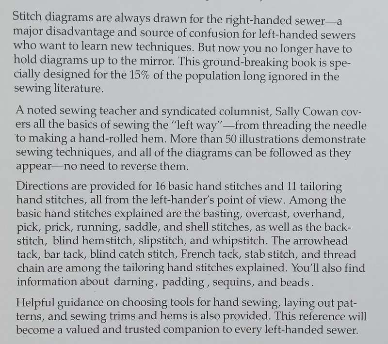 Left-Handed Sewing | Sally Cowan