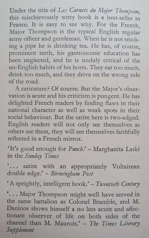 Major Thomson Lives in France | Pierre Daninos