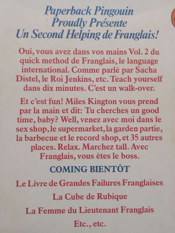 Lets Parler Franglais Again! | Miles Kington