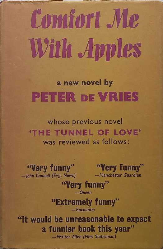Comfort Me With Apples (First Edition, 1956) | Peter de Vries