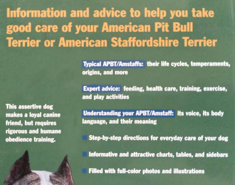 American Pit Bull Terriers/American Staffordshire Terriers: A Complete Pet Owners Manual | Joe...