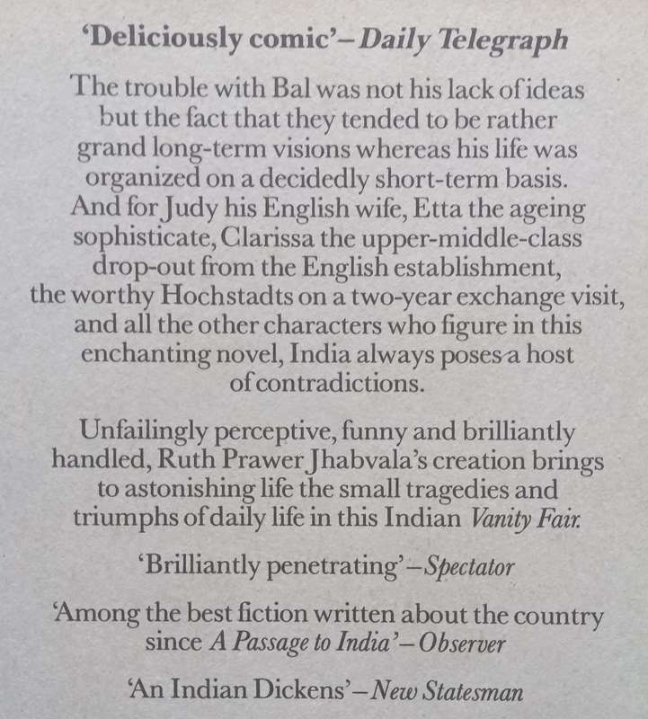 A Backward Place | Ruth Prawer Jhabvala