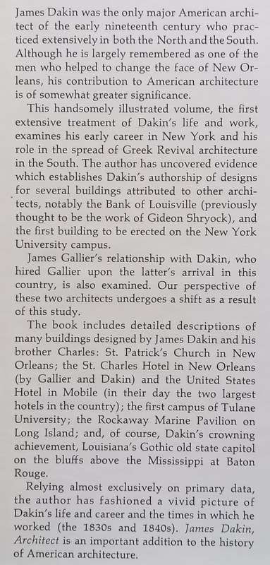 James Dakin, Architect: His Career in New York and the South | Arthur Scully, Jr.
