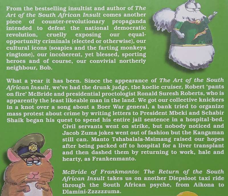McBride of Frankenmanto: The Return of the South African Insult | Sarah Britten