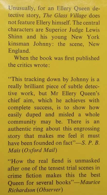 The Glass Village | Ellery Queen