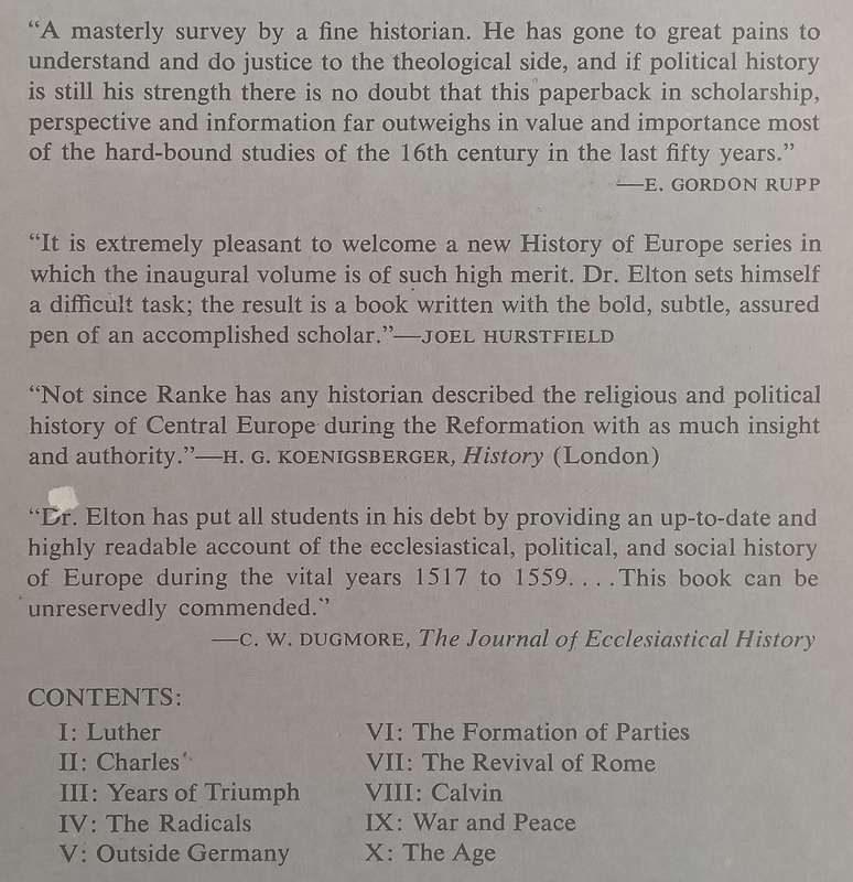 Reformation Europe, 1517-1559 | G. R. Elton