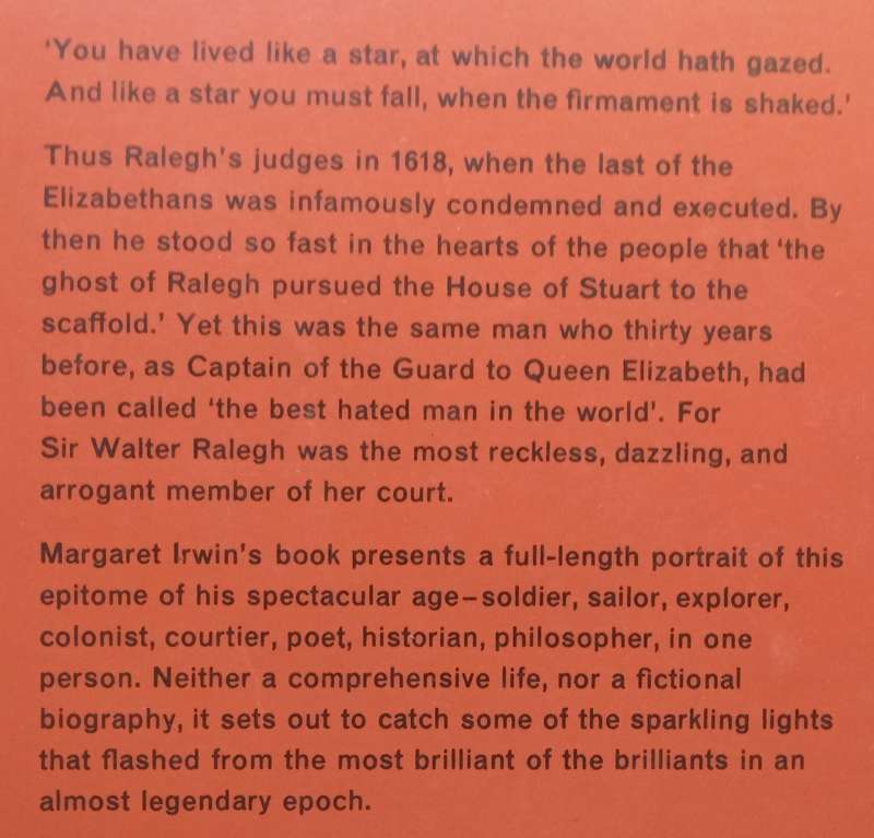 That Great Lucifer: A Portrait of Sir Walter Ralegh | Margaret Irwin