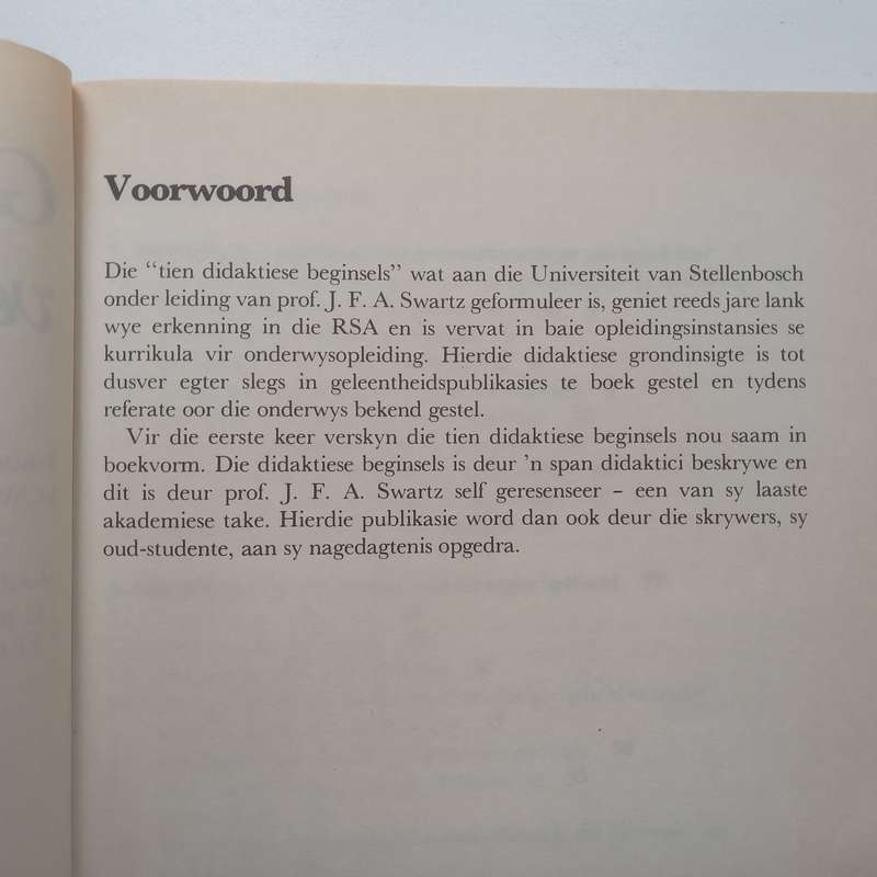 Grondbeginsels van die Didaktiek (Afrikaans) | J. Cawood, et al.
