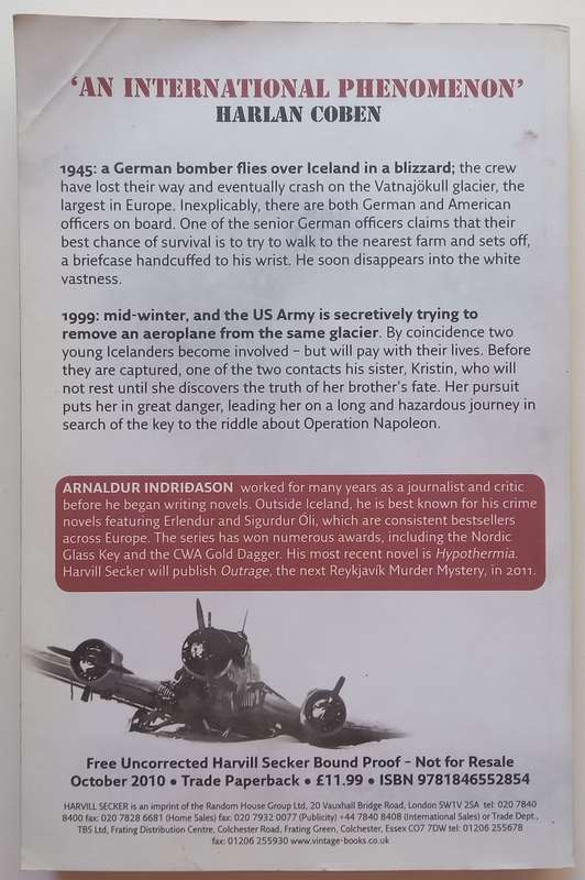 Operation Napoleon (Proof Copy) | Arnaldur Indridason