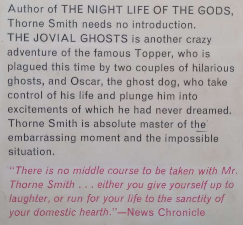The Jovial Ghosts: The Misadventures of Topper | Thorne Smith