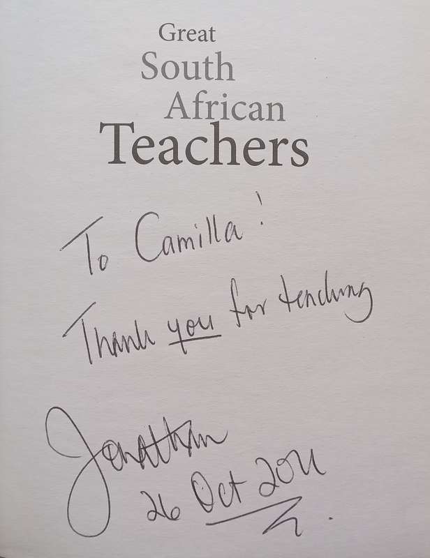 Great South African Teachers (Inscribed by Author) | Jonathan Jansen