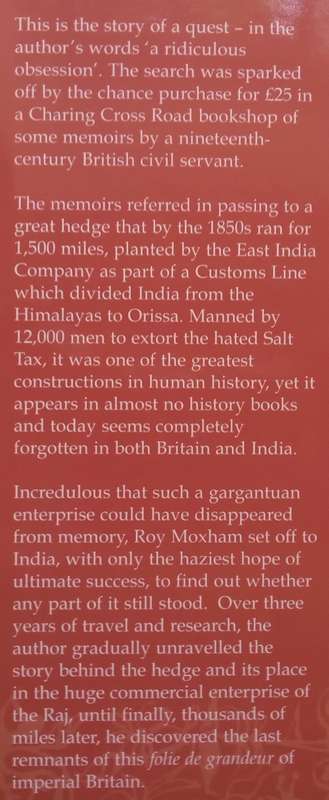 The Great Hedge of India | Roy Moxham