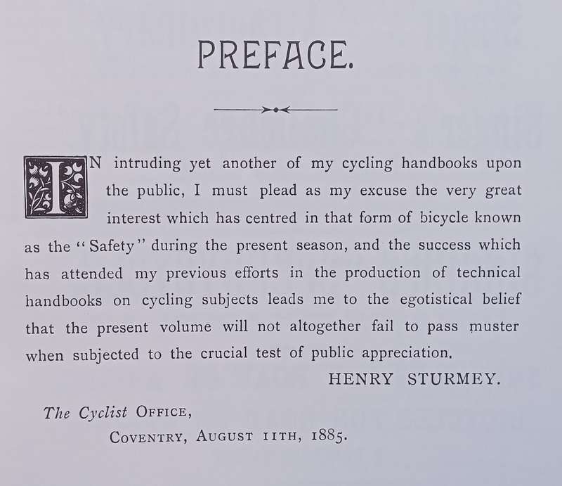 Sturmeys Indispensable Handbook to the Safety Bicycle | Henry Sturmey