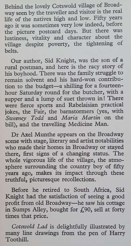 Cotswold Lad | Sid Knight