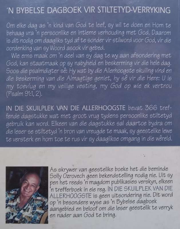 In die Skuilplek van die Allerhoogste (Afrikaans) | Solly Ozrovech