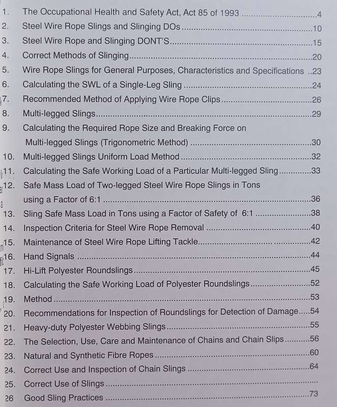The Riggers Handbook