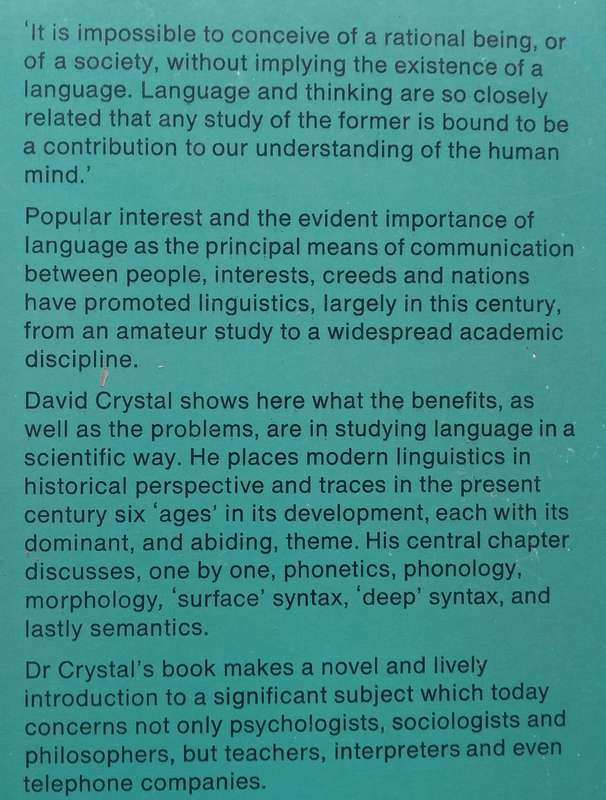 Linguistics | David Crystal
