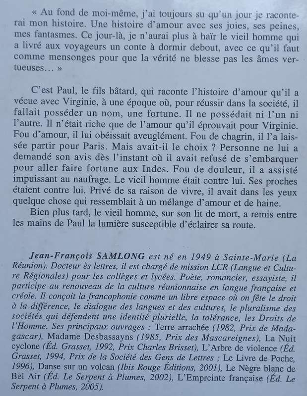 Une ile ou seduire Virgine (French) | Jean-Francois Samlong