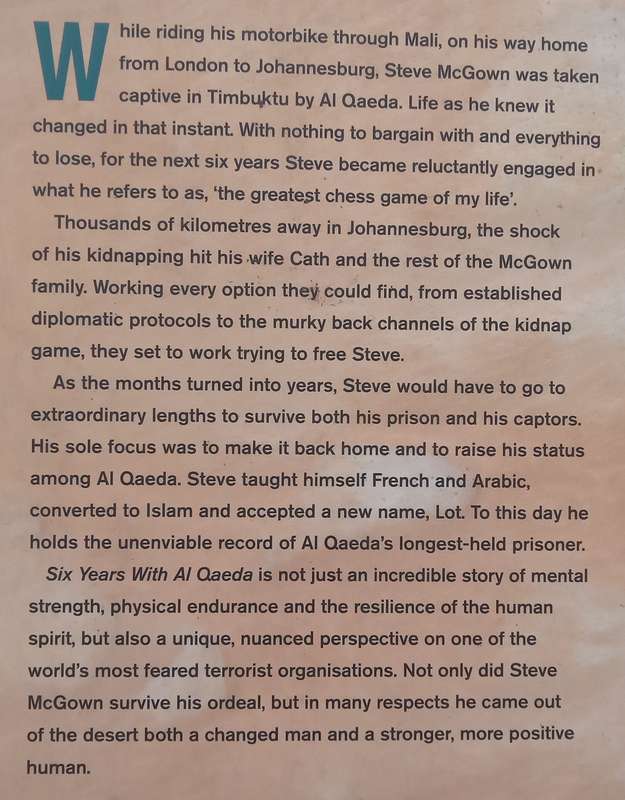 Six Years with Al Qaeda: The Stephen McGown Story (Inscribed by Stephen McGown) | Tudor Caradoc-D...