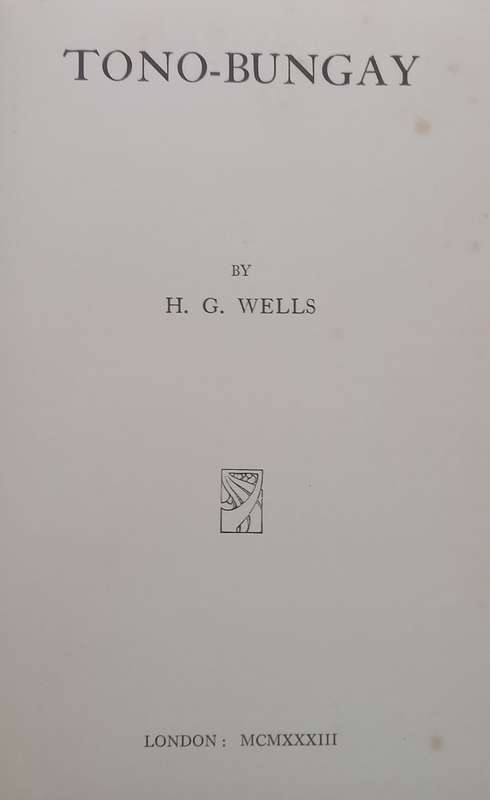 Tono-Bungay | H. G. Wells