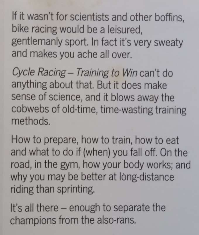 Cycle Racing: Training to Win | Les Woodland