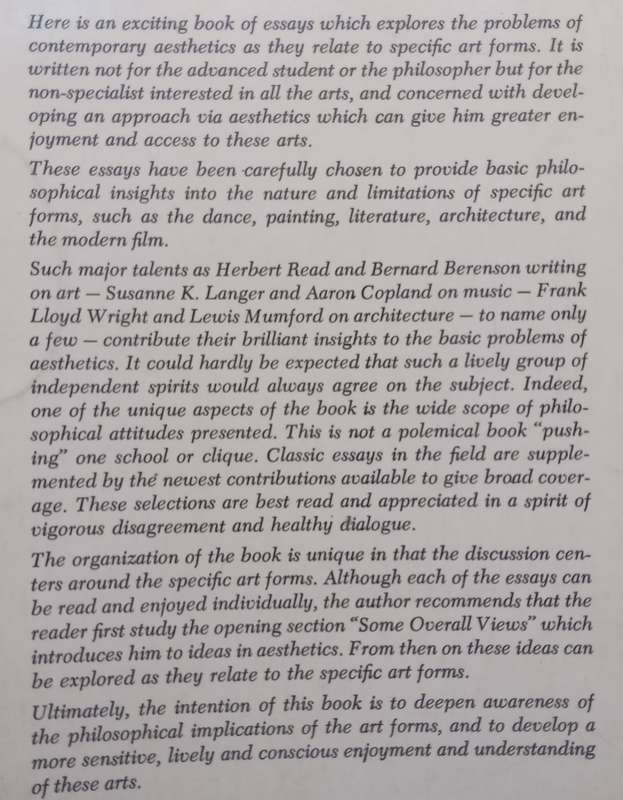 Aesthetics and the Arts | Lee A. Jacobus