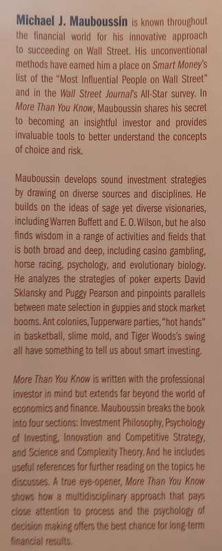 More Than You Know: Finding Financial Wisdom in Unconventional Places | Michael J. Mauboussin
