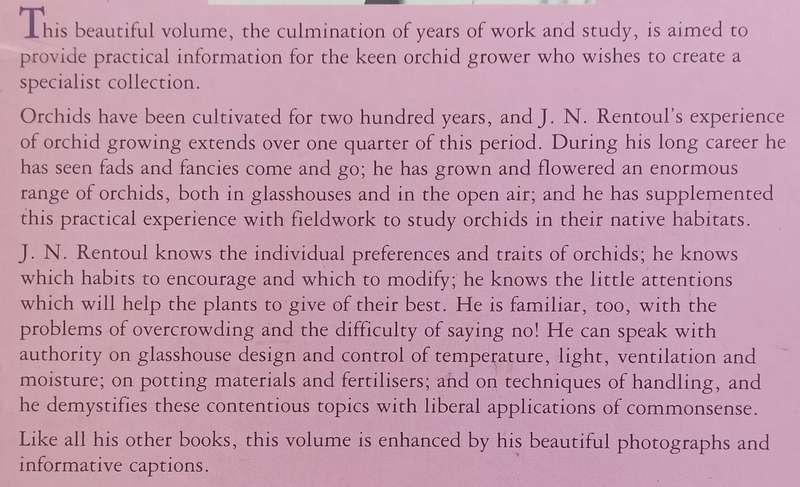 The Specialist Orchid Grower | J. N. Rentoul