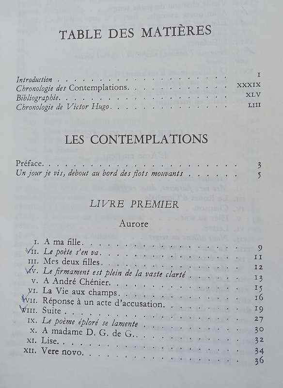 Les Contemplations (French) | Victor Hugo
