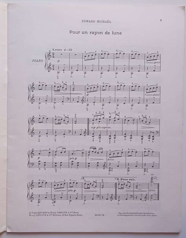 Jardin dEnfants (Easy Piano Pieces)