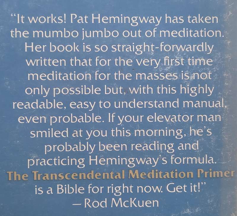 The Transcendental Meditation Primer: How to Stop Tension and Start Living | Patricia Drake Hemin...