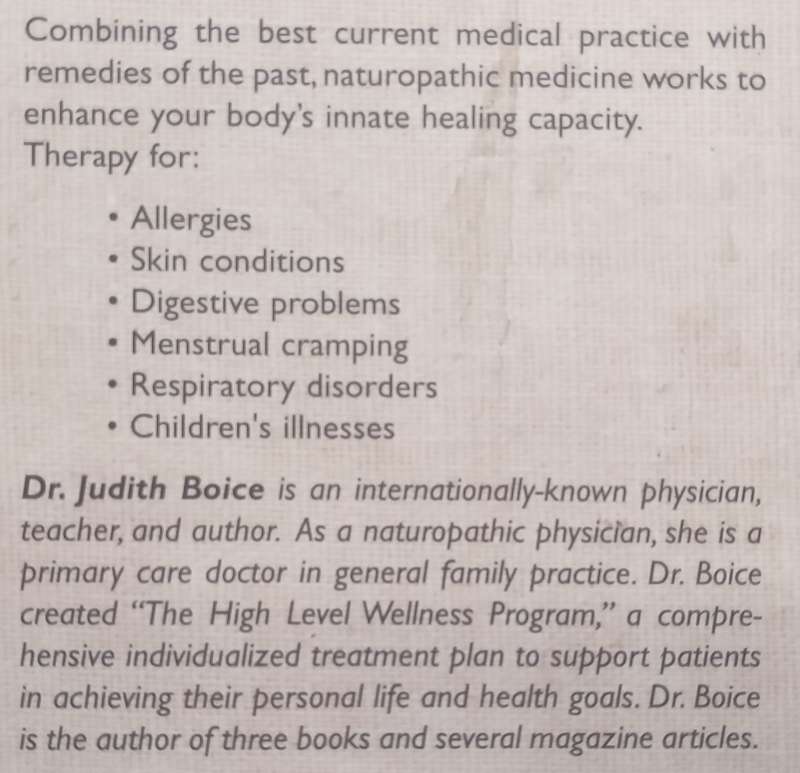 Pocket Guide to Naturopathic Medicine | Judith Boice