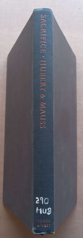 Sacrifice: Its Nature and Functions | Henri Hubert & Marcel Mauss