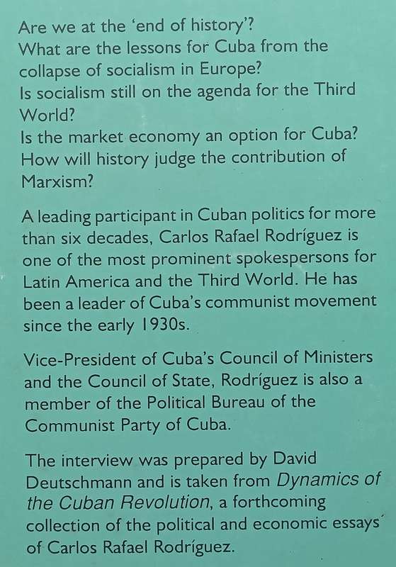 Cuba, Socialism and the New World Order: An Interview with Cuban Vice-President Carlos Rafa...