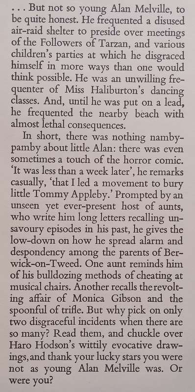 Myself When Young | Alan Melville