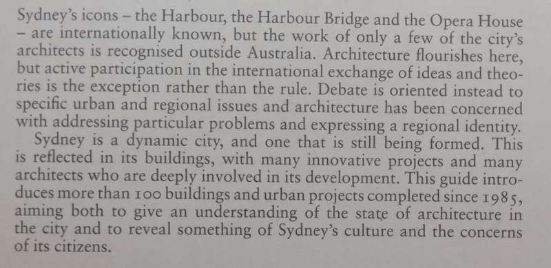 Sydney: A Guide to Recent Architecture | Francesca Morrison