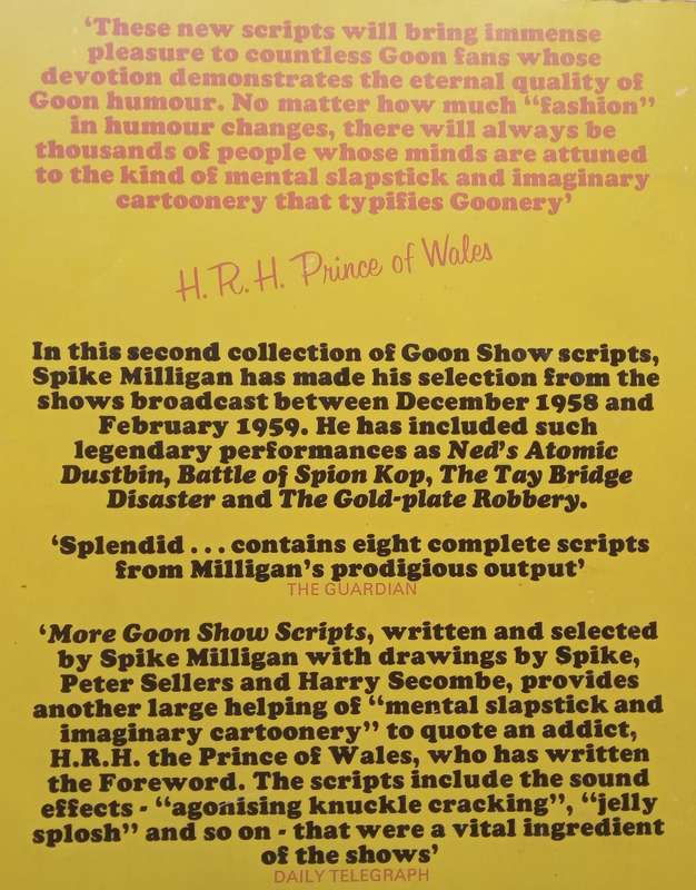 More Goon Show Scripts | Spike Milligan