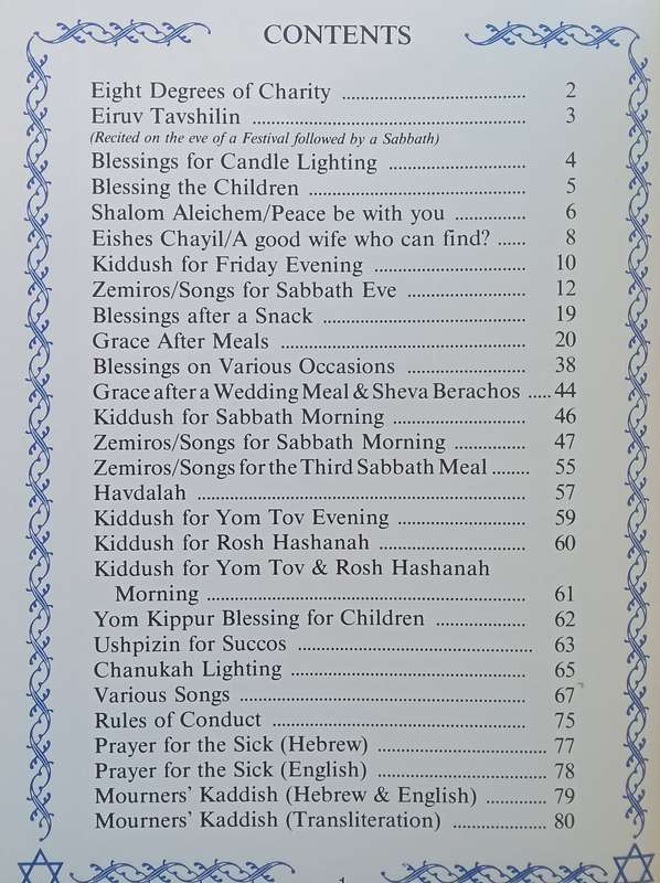 A Table Companion for the Sabbath and Yom Tov