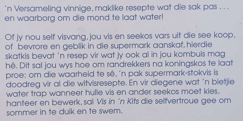 Vis in n Kits (Afrikaans) | Zoltan de Rosner